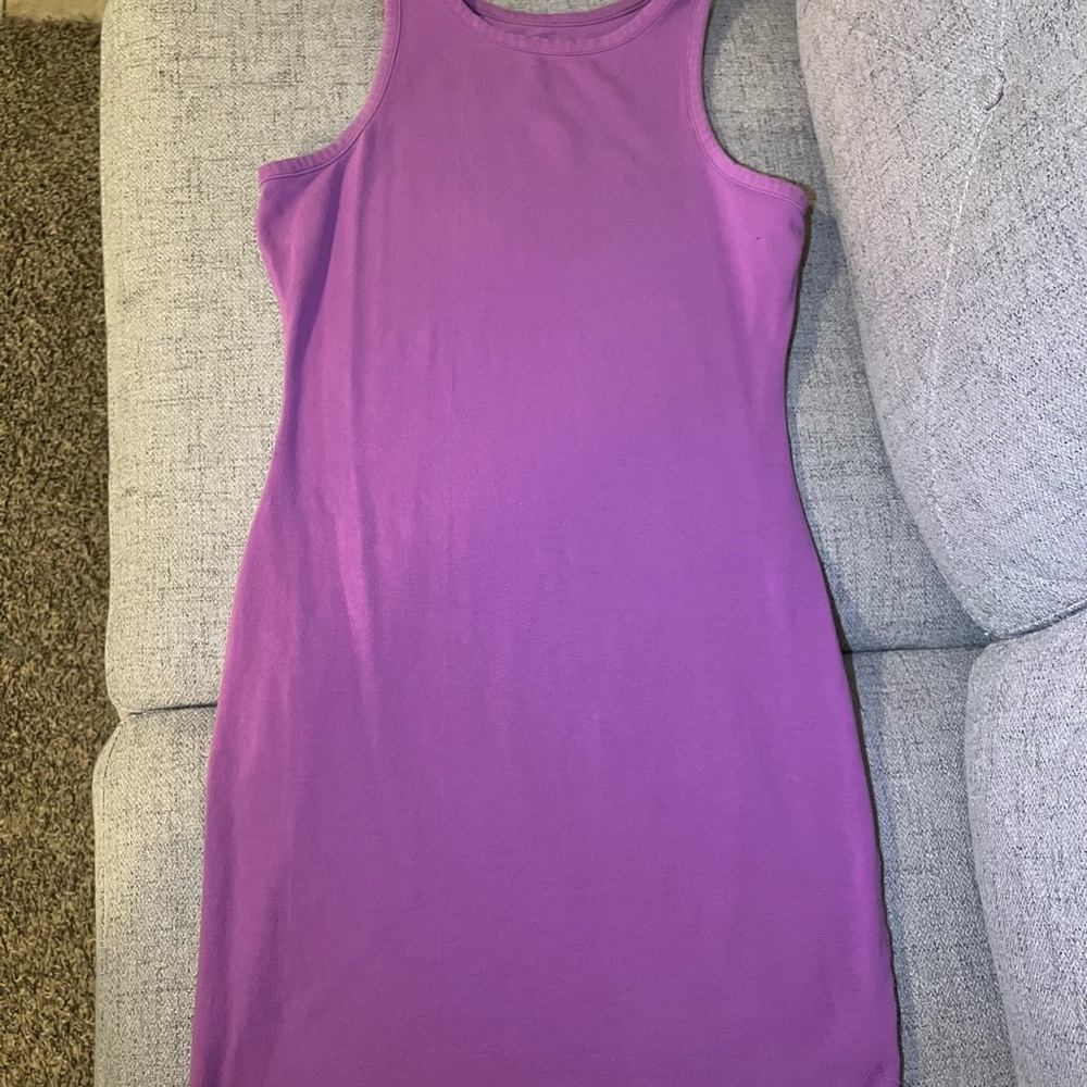 Purple Sleeveless Women's Dress